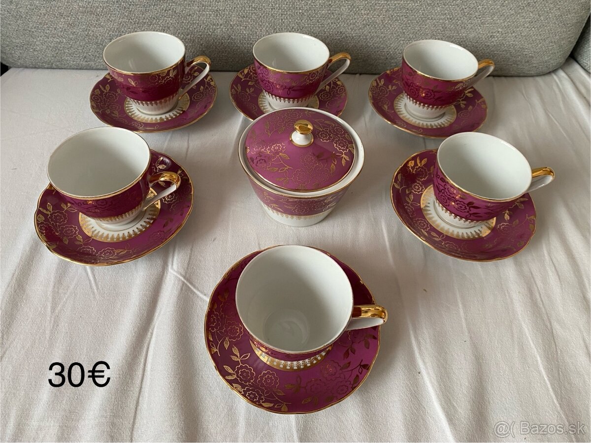 Šálky na kávu MZ - sada 6ks