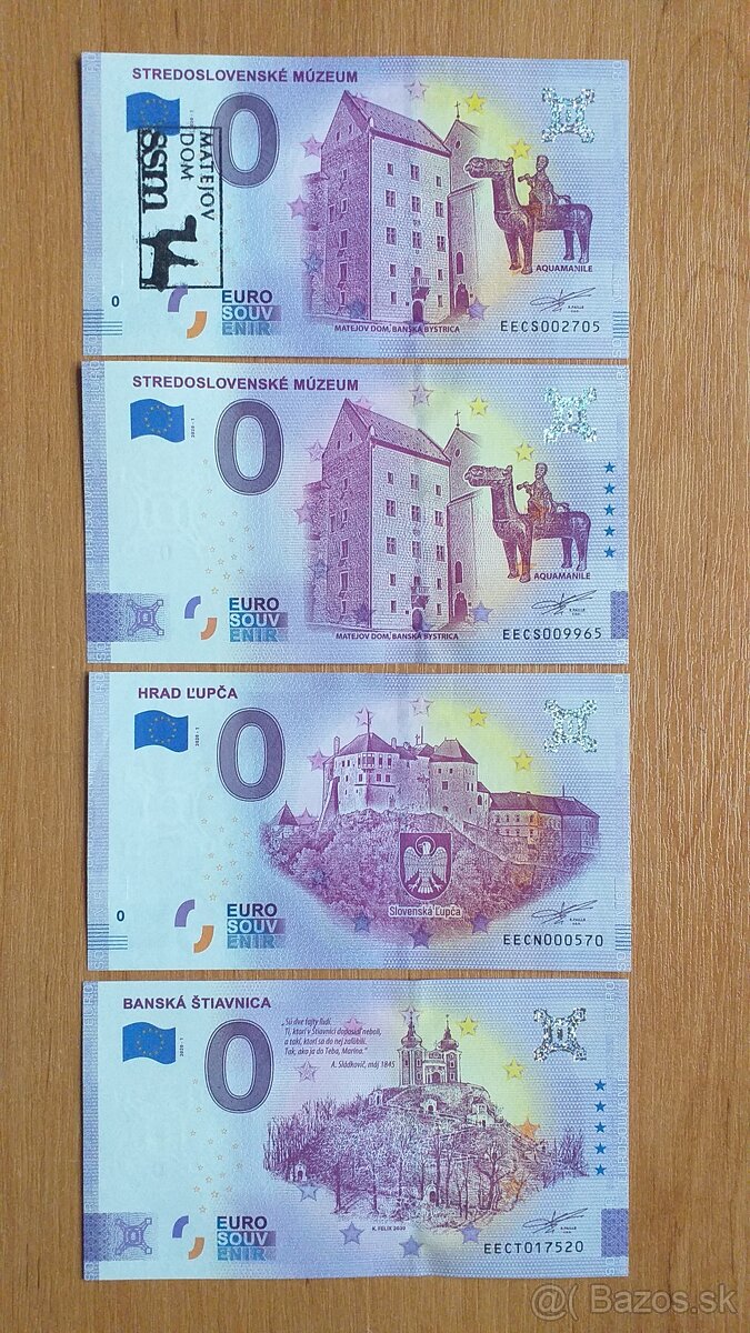 0 euro bankovka, 0 euro souvenir, 0€ bankovka 2