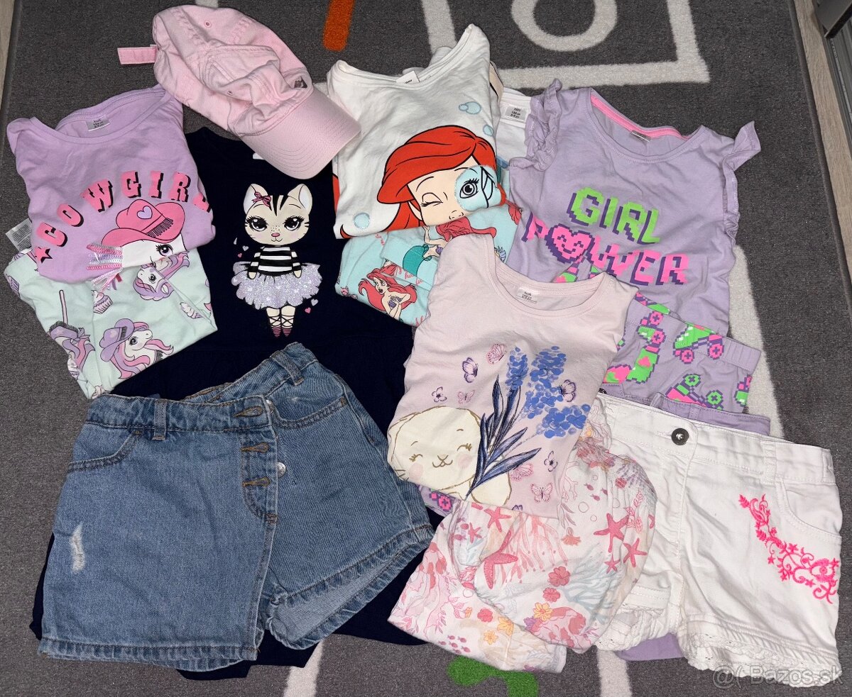 Letný balík oblečenia v.122/128..12ks
