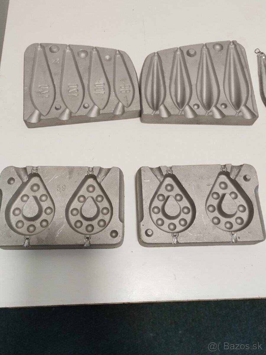 Predám formy na odlievanie olov