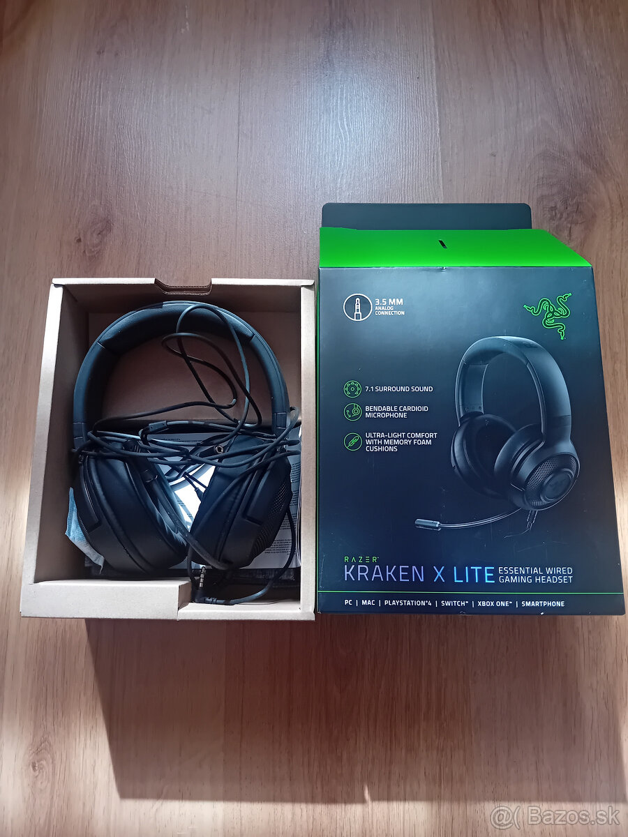 RAZER Herné Slúchadlá Kraken X Lite
