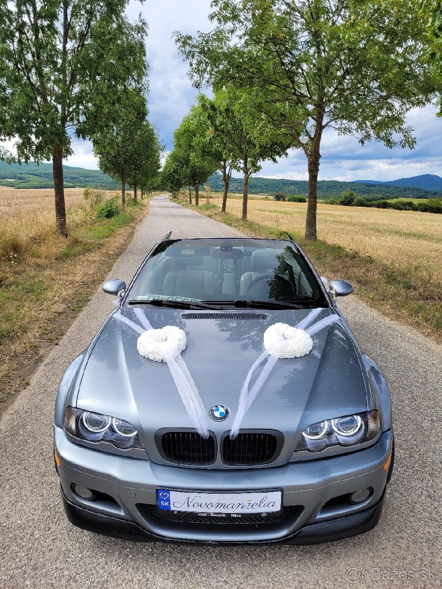 Svadobné auto BMW M3 Cabrio