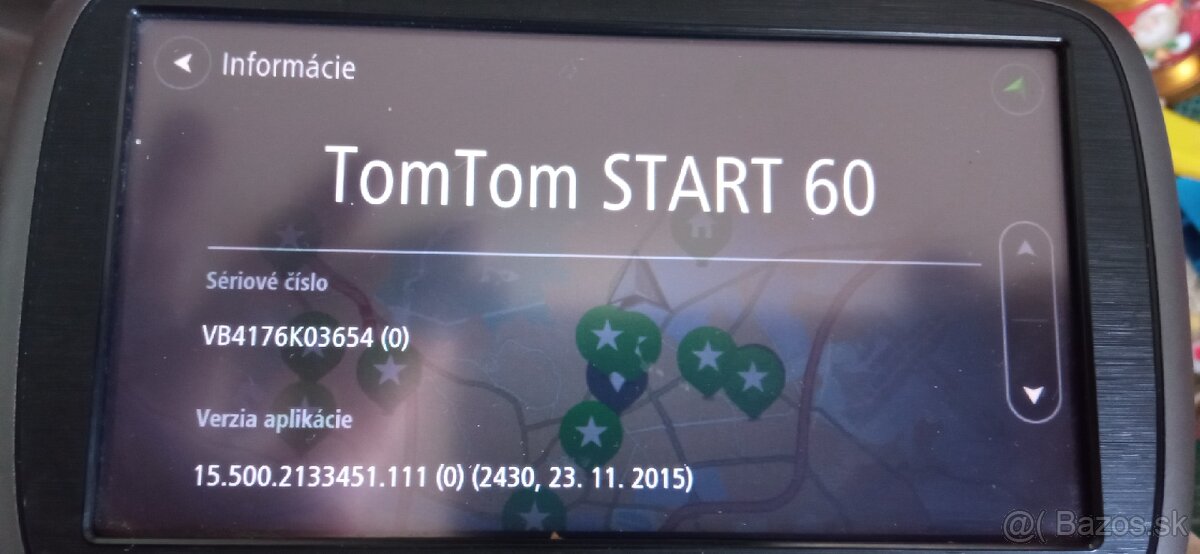 Predam navi gps TomTom START 60 6"palcy