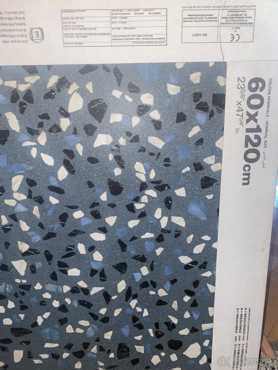 Dlazba terazzo 60 x 120