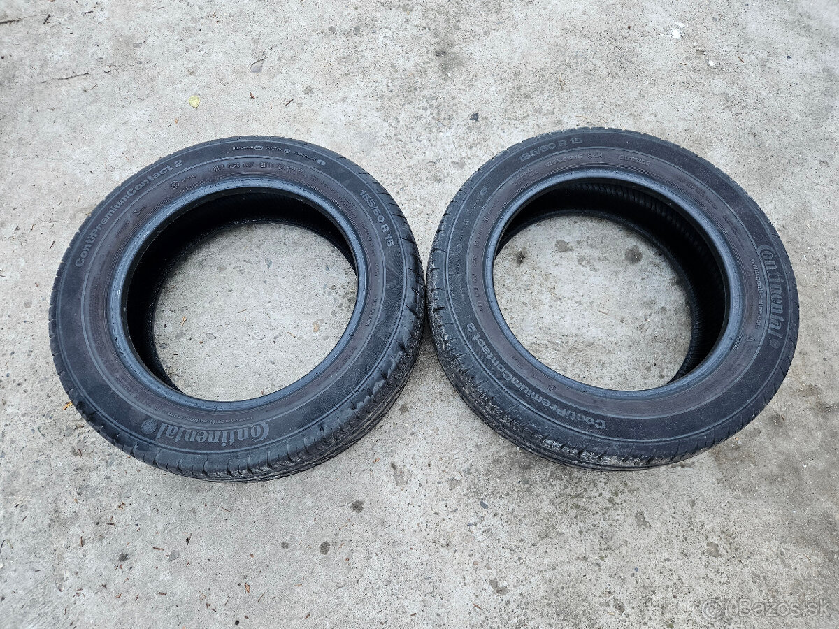 Letné pneumatiky 185/60 R15 84H, Continental ...