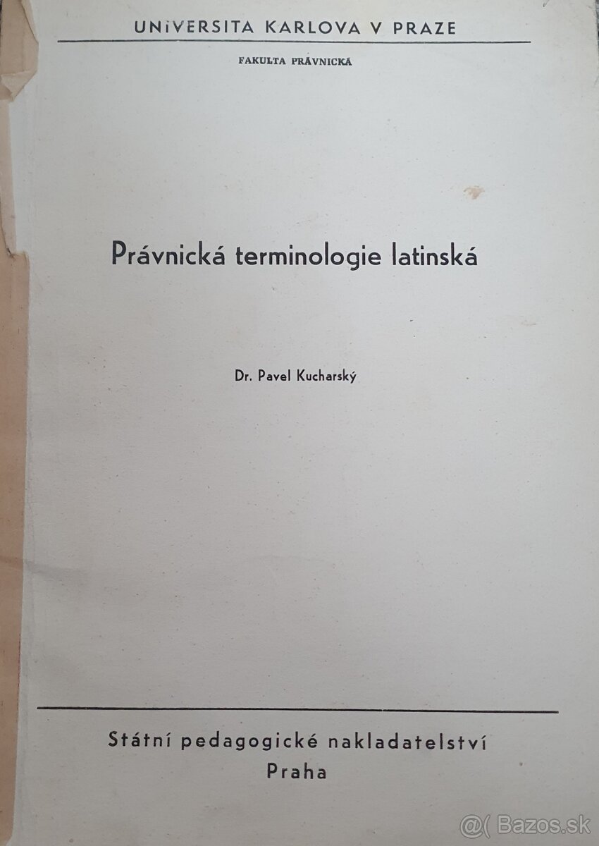 Právnická terminologie latinská
