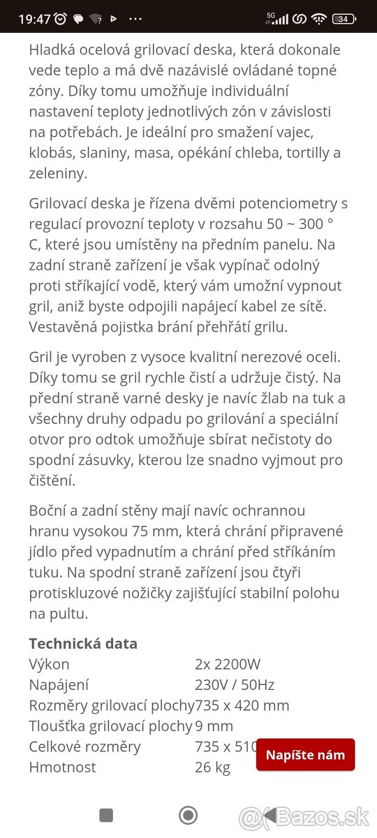 Elektrický gril