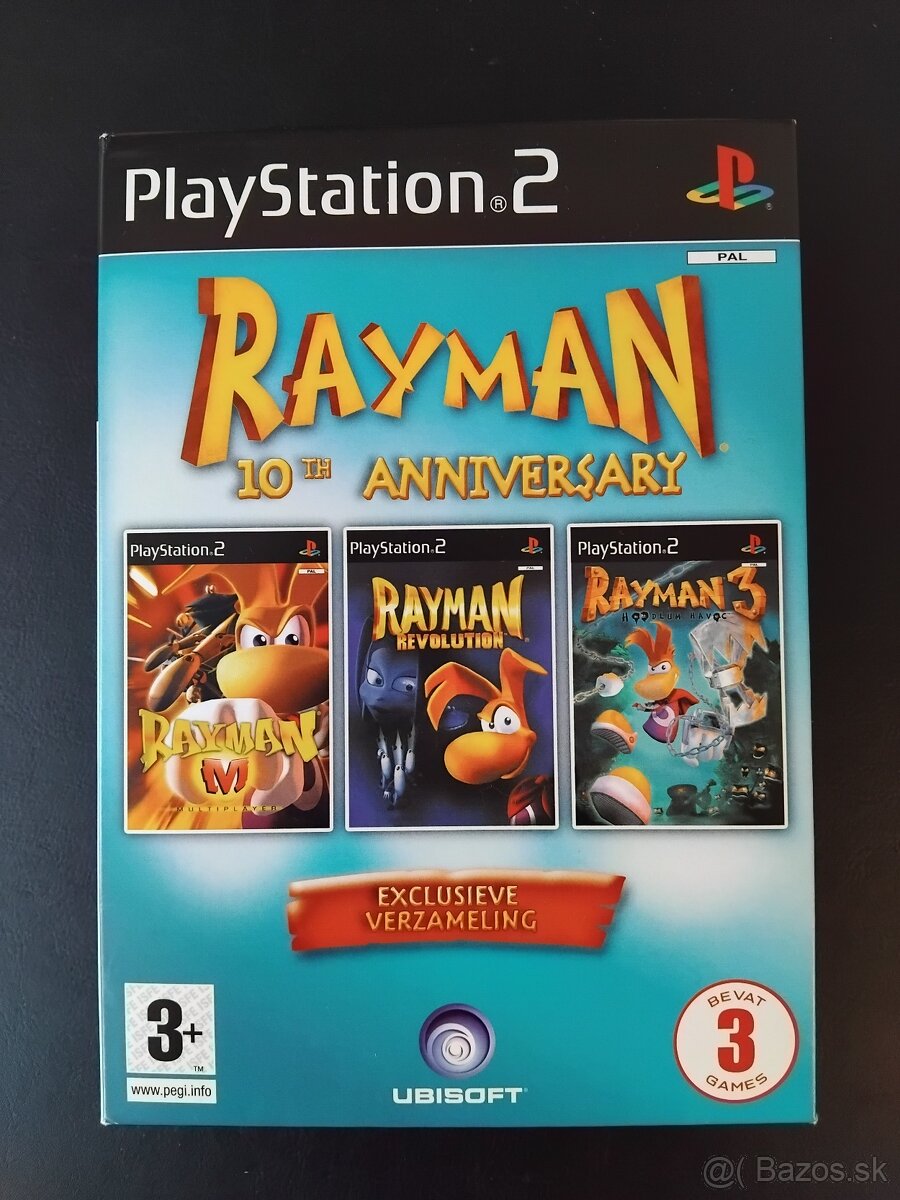 Hra pre PS2 - Rayman Trilogy 10th Anniversary