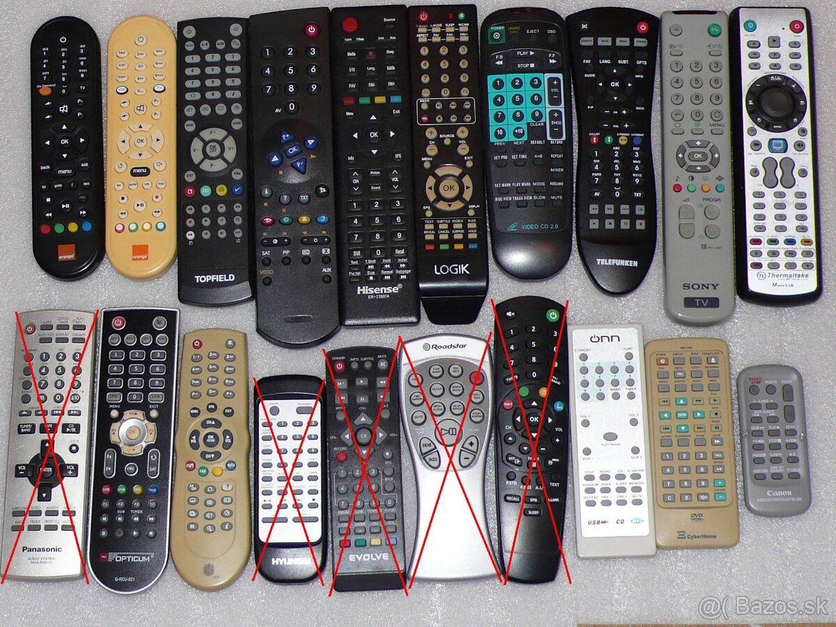 Predám diaľkové ovládače (skupina 1)