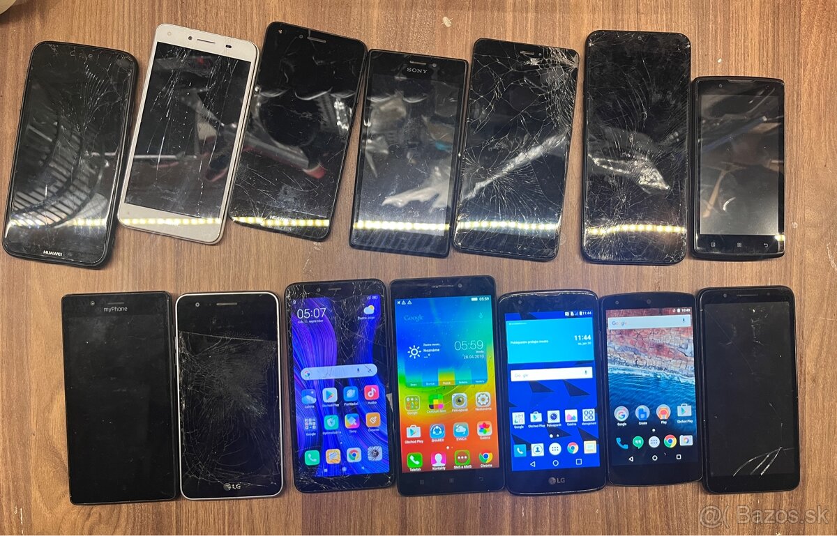 Android 5 až Android 11 smartfóny funkčné