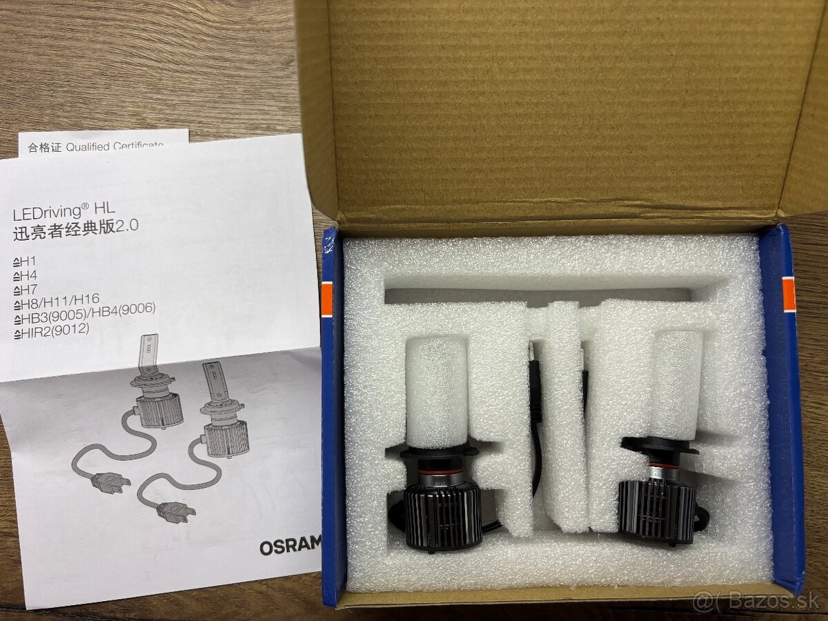 Predam set 2ks Osram LEDriving H7