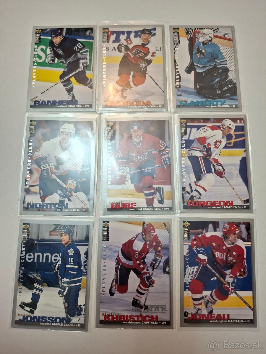Hokejove karty,karticky - inzerty