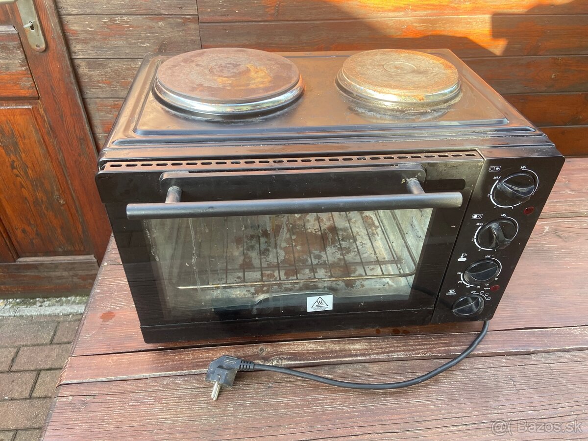 Elektrická dvojplatnička s rúrou