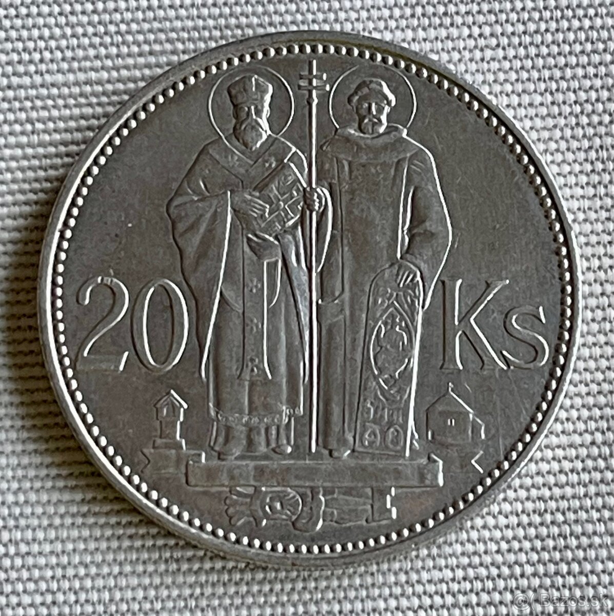 Slovenská Republika - Sv. Cyril a Metod 20 korún 1941 Ag