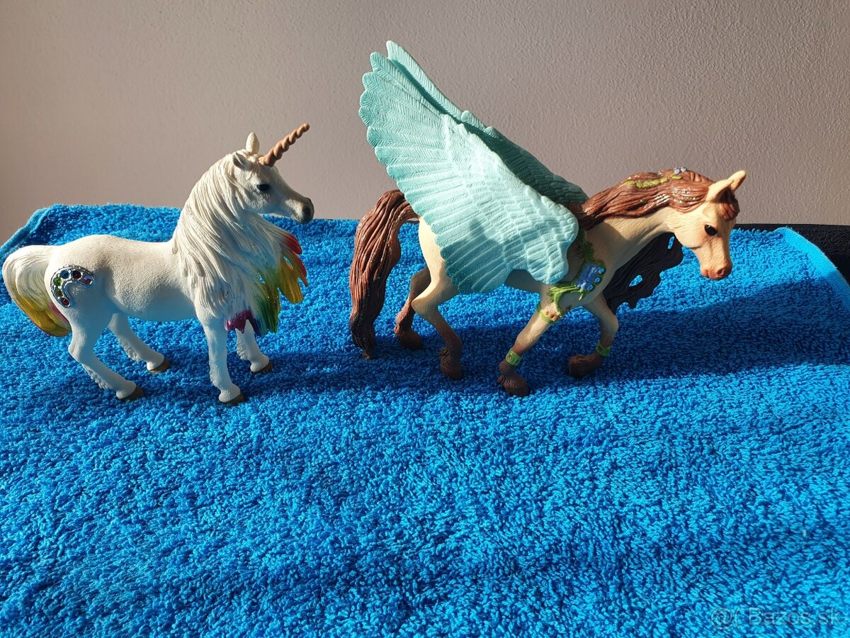 Schleich koniky jednorozec a Pegas