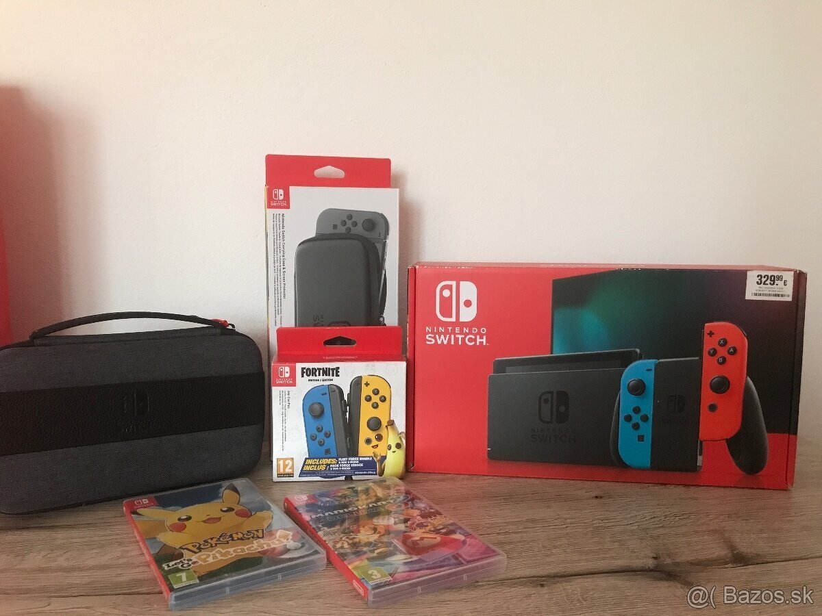 Nintendo switch s príslušenstvom