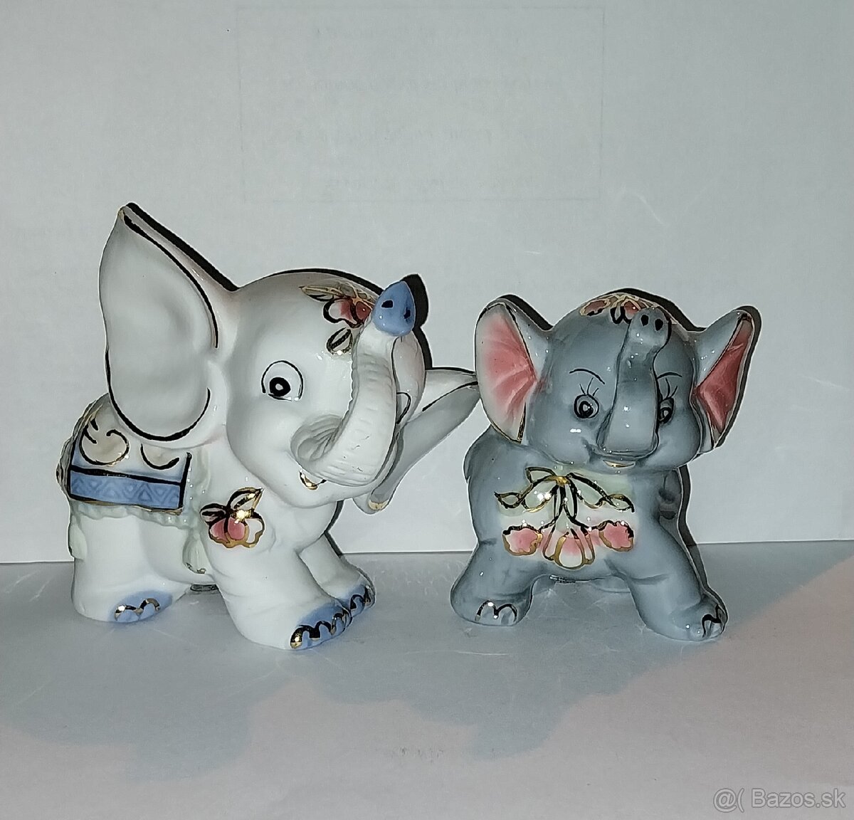 porcelánoví slonici sošky zberatelske kusky em&em collection