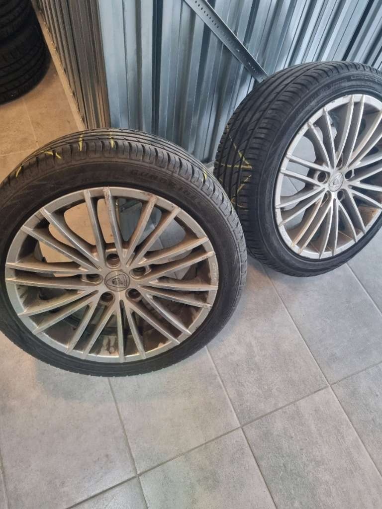 ALU disky 5x112 R17, letné pneu 225/45/17