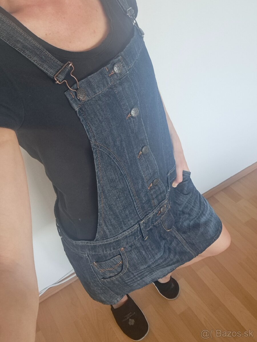Nové nenosené džínové šaty L.XL