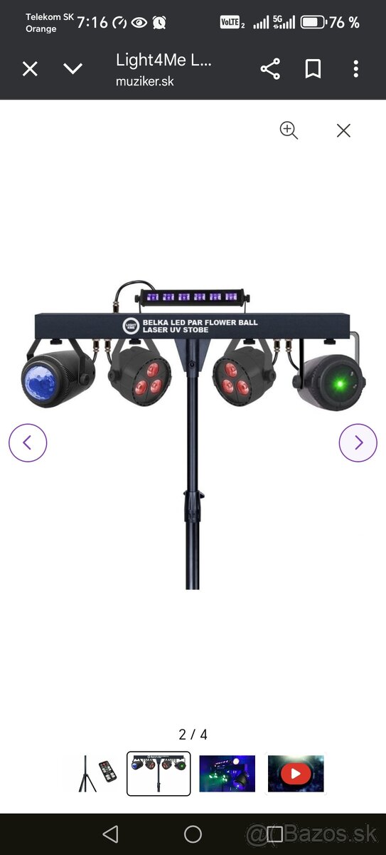 Predám multiefekt Light 4Me