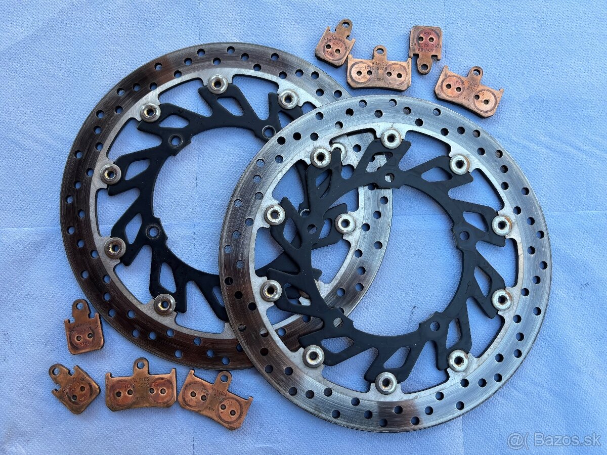 Yamaha R1 brzdové kotúče + dostičky