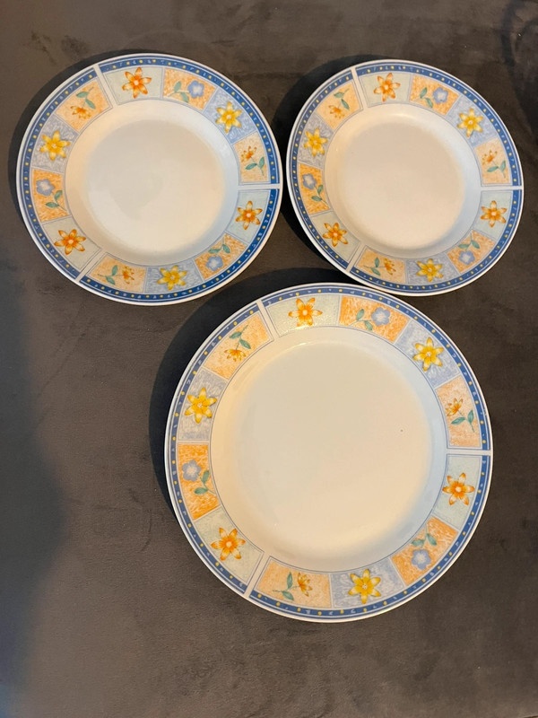 Zvysne plytke taniere do zbierky