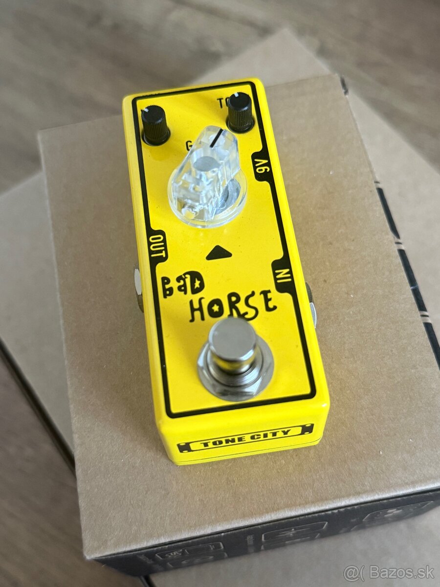 Predám gitarový pedál Bad Horse overdrive 