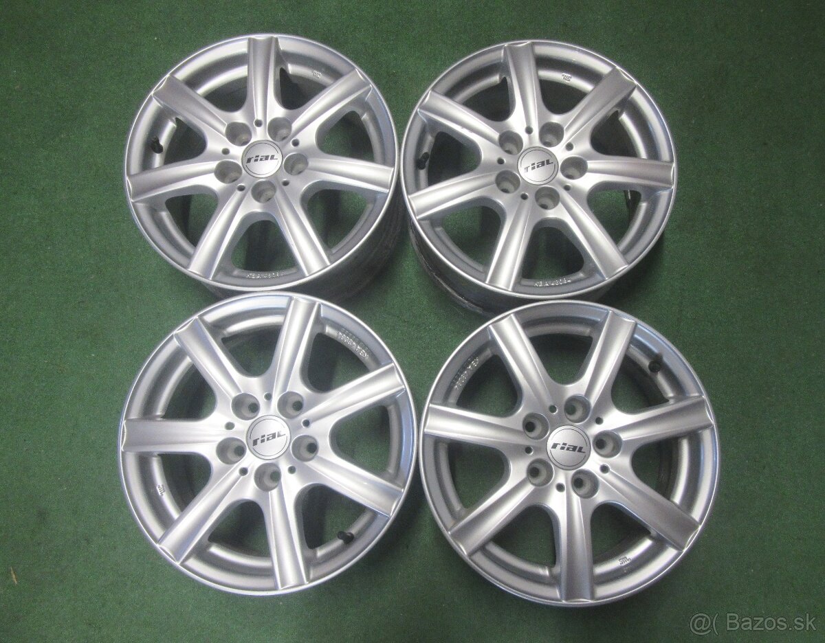 R15 hliníkové disky RIAL rozteč 5x110 - opel astra, meriva