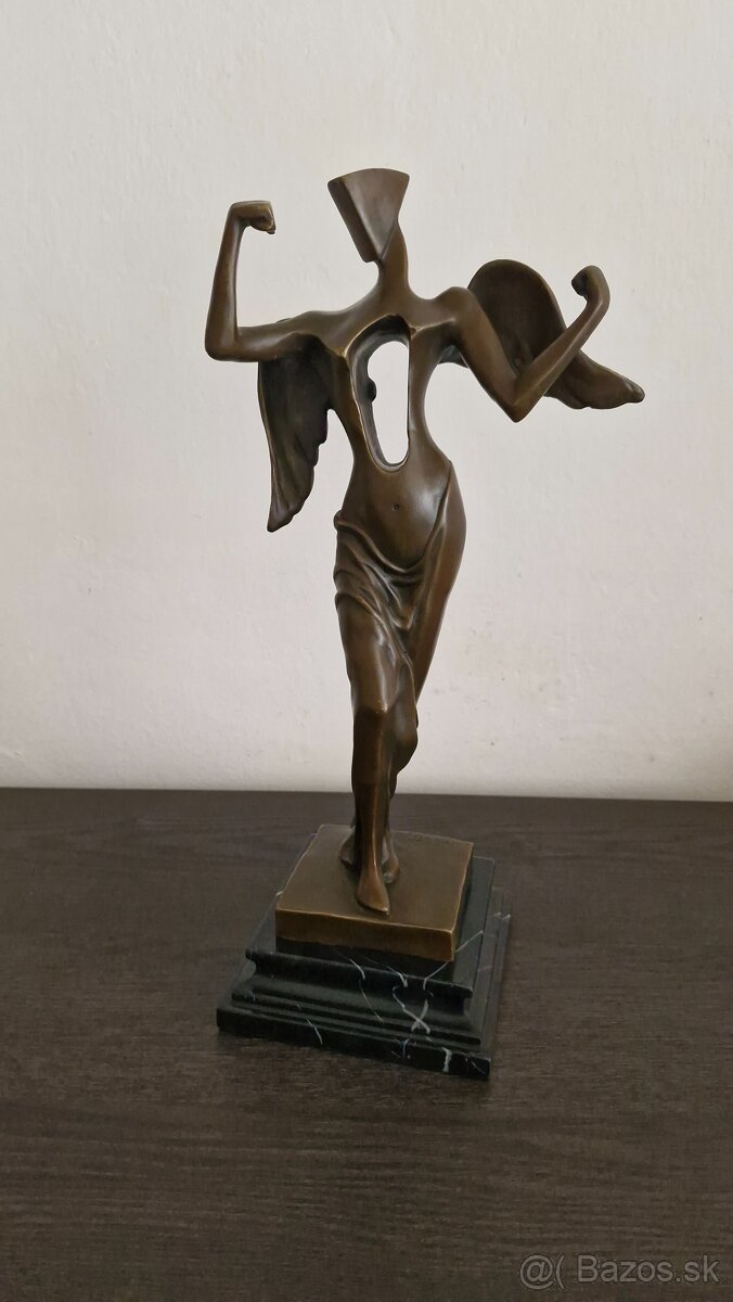 Salvador Dali  -  Surrealistický anděl - bronz
