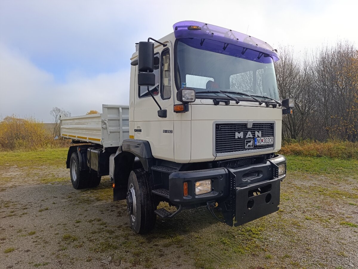 MAN 19.293 S3-sklápač ,,4x4"