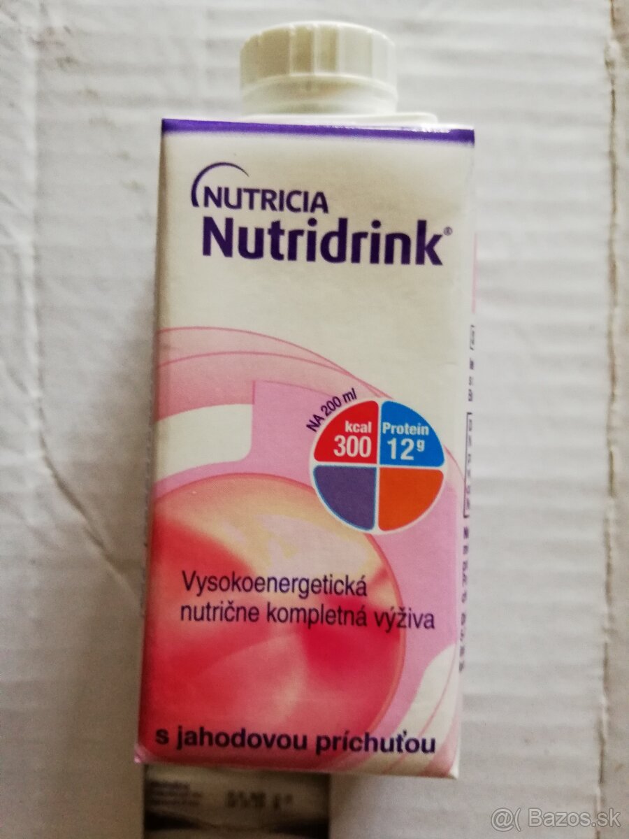 jahodové nutridrinky