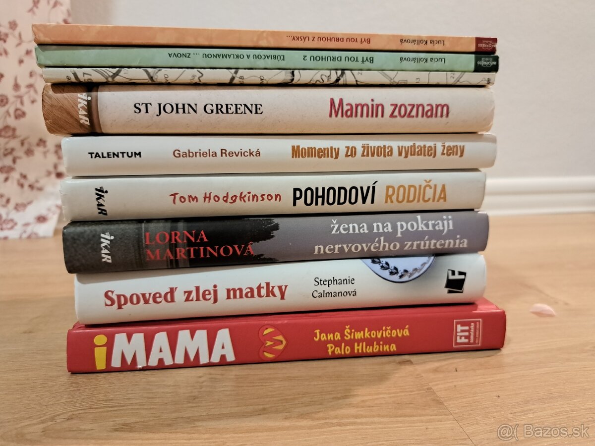 Knihy rôzne spolu 10eur