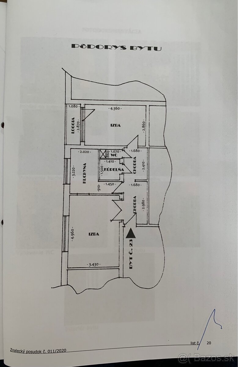 Predám 2 izbový byt