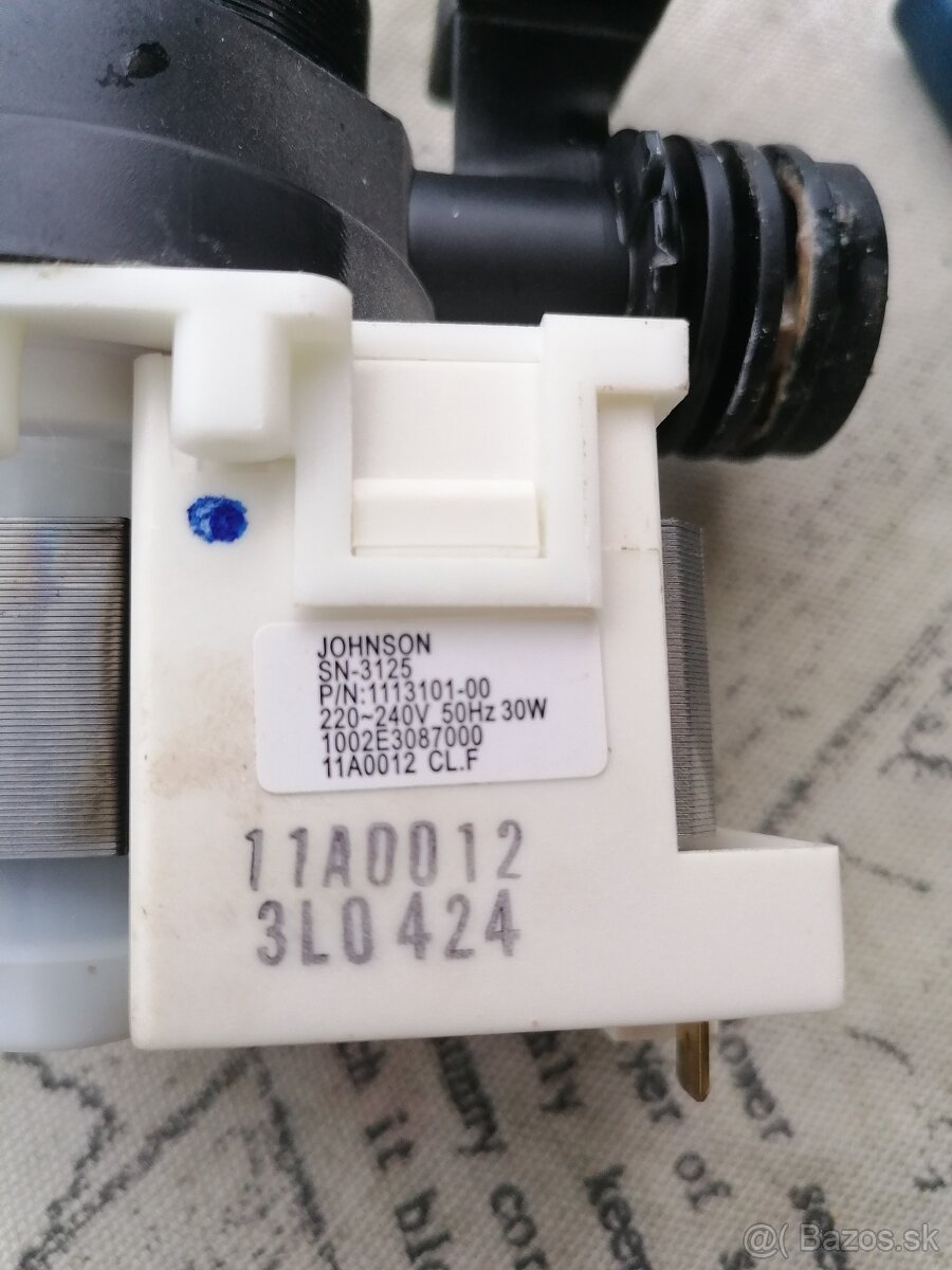 Vypúšťace čerpadlo zanussi