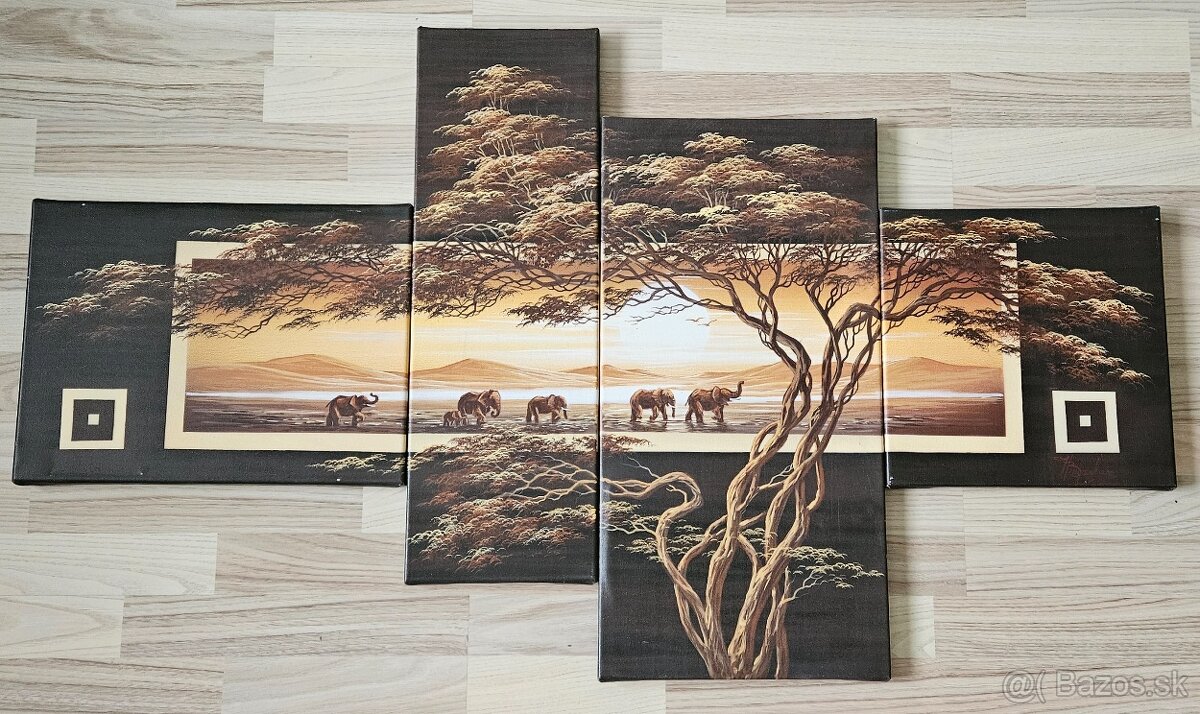 Sada štyroch obrazov