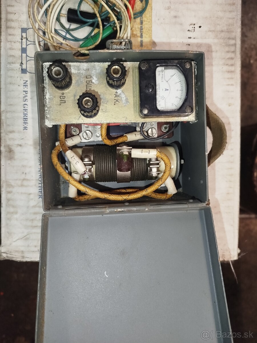 Predám retro ampermeter