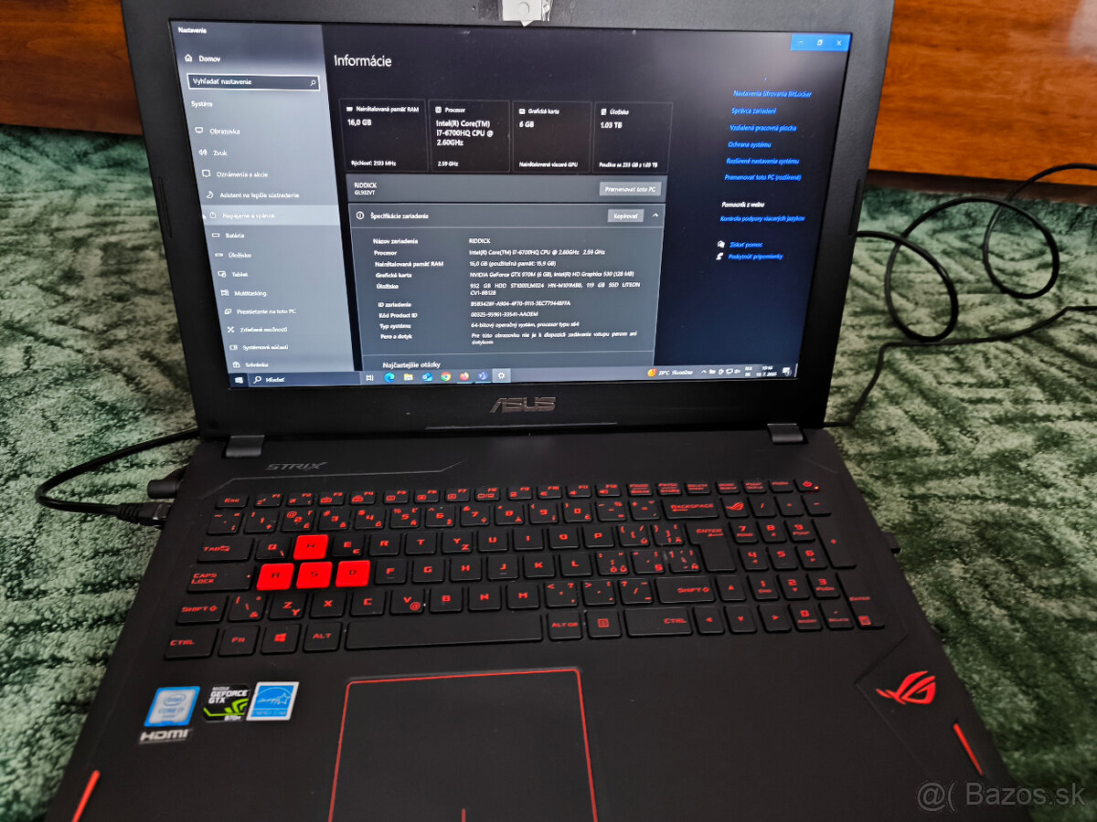 ASUS ROG STRIX GL-502