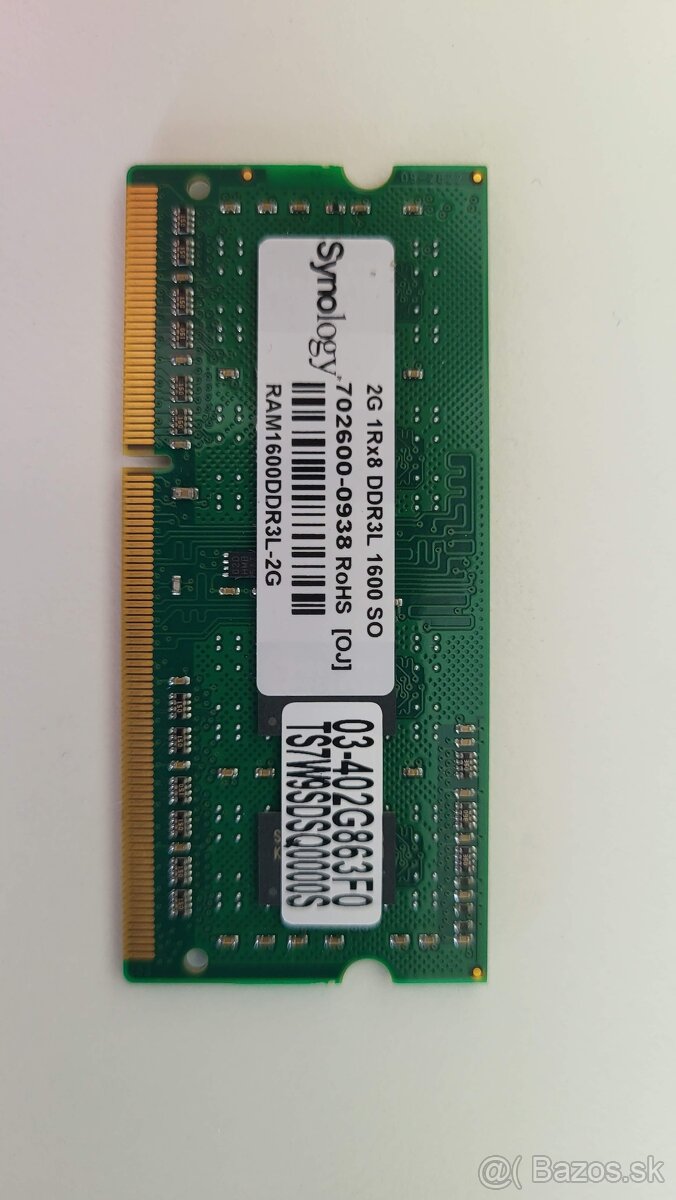 Synology 2GB RAM