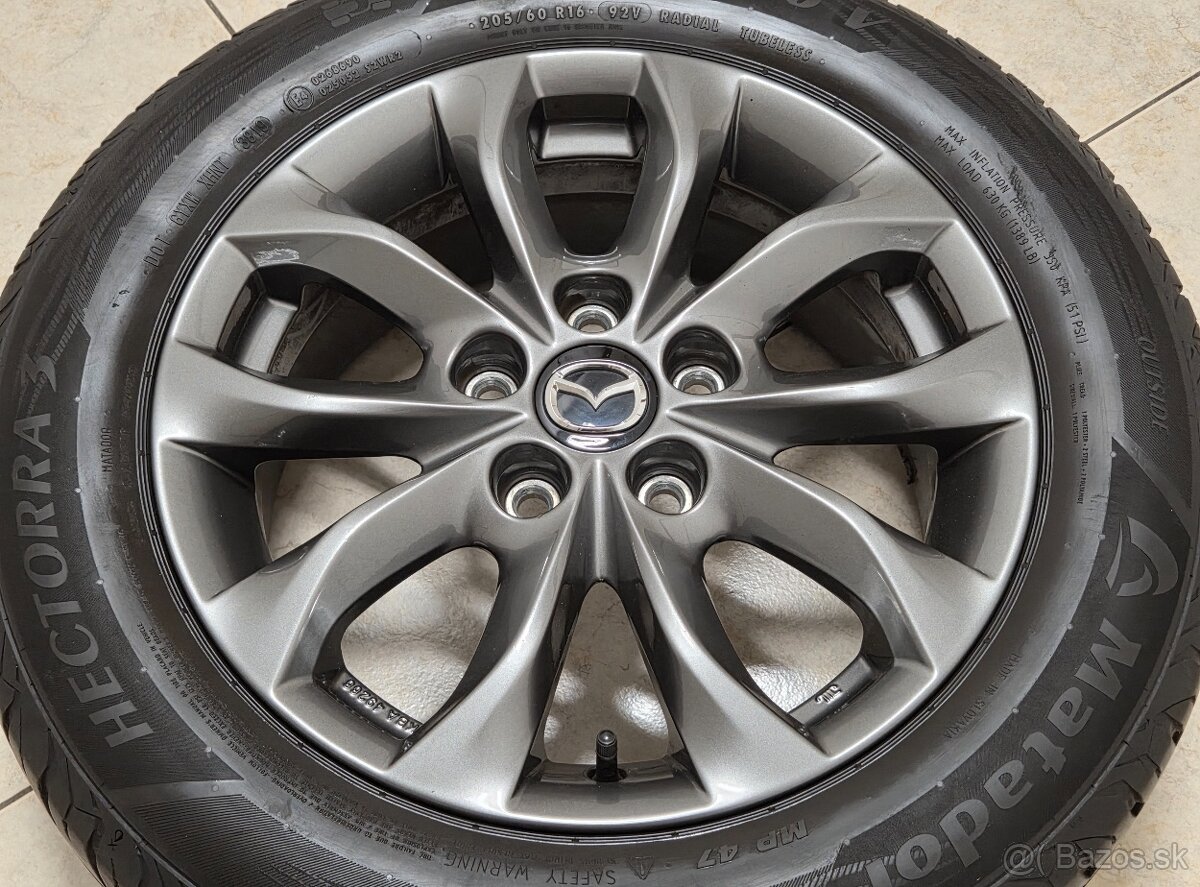 originál 16" MAZDA + letné