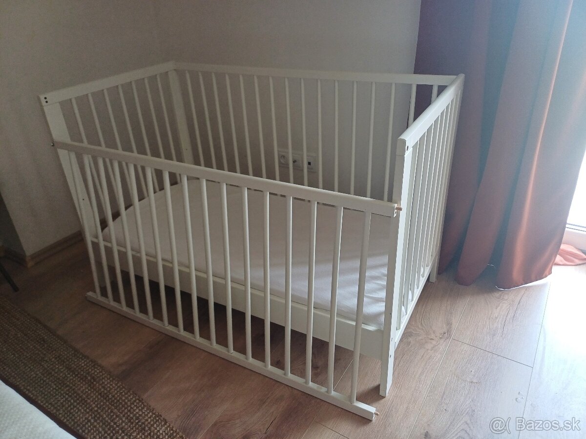 Detská postielka IKEA biela