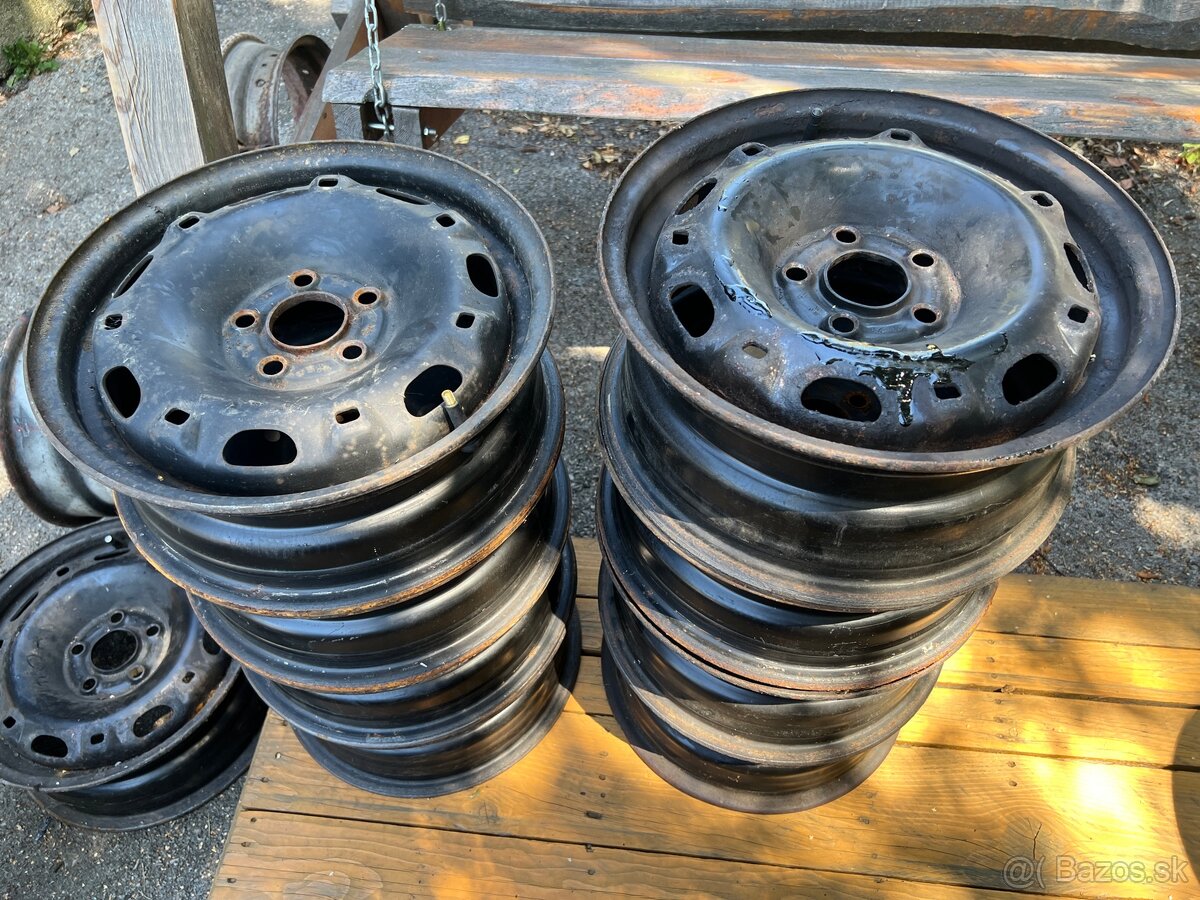 5x100 r14 Plechové disky Škoda VW Seat
