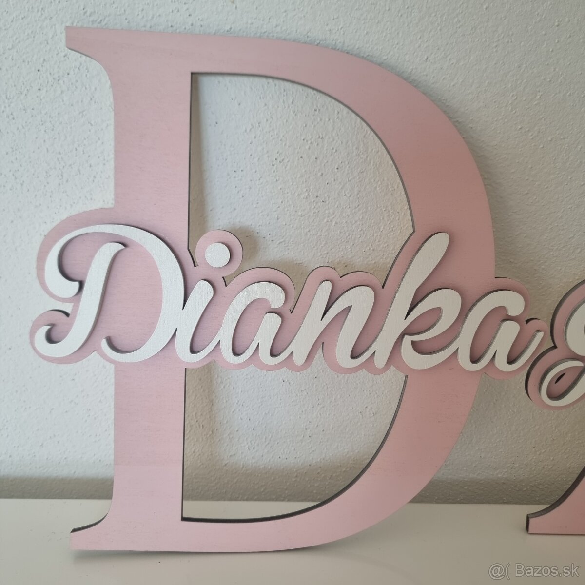 Detske písmenko s menom