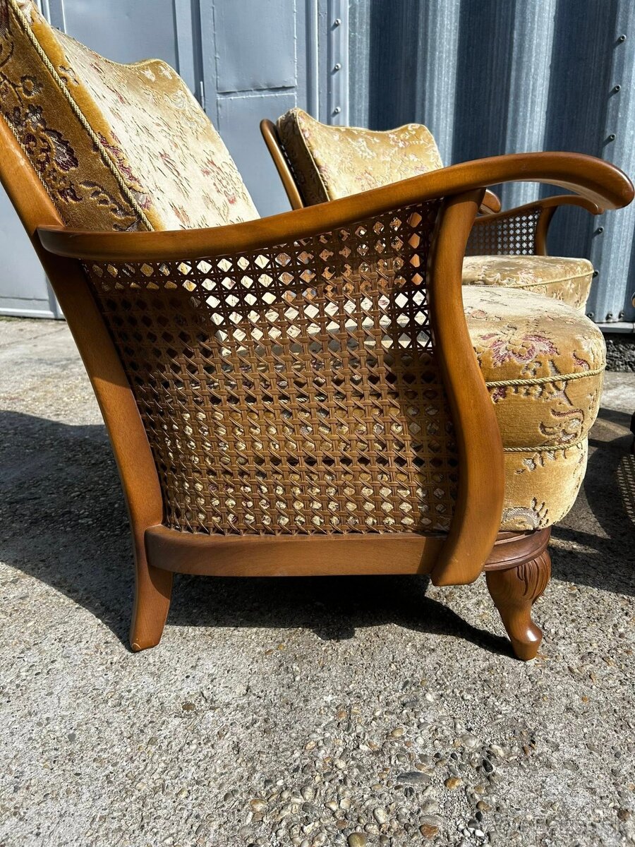 Starožitné ratanové kresla / sedenie