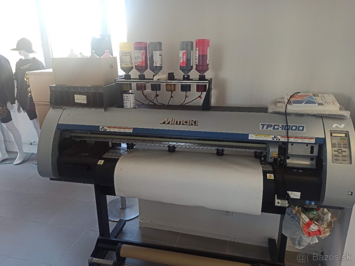 Mimaki TPC-1000 – sublimacná tlačiareň + plotter, 1500 €