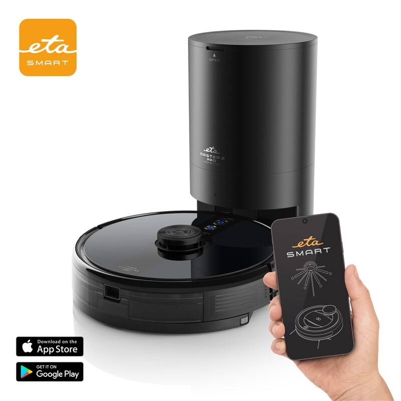 Robotický vysávač ETA Master 2 Pro s odsávacou jednotkou