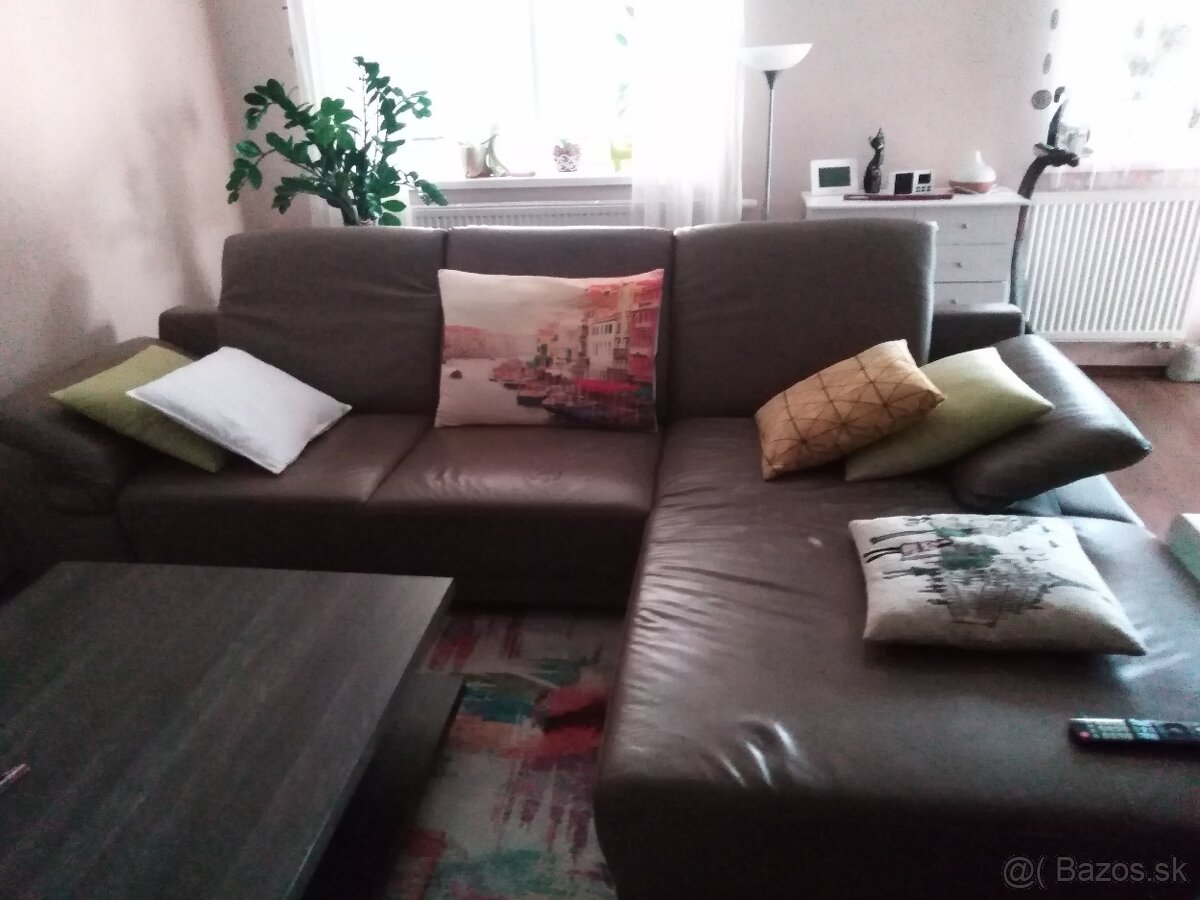 kožená sedacia súprava