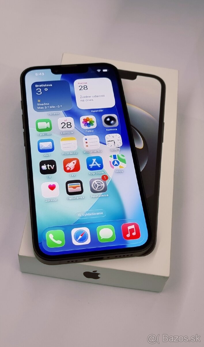 Apple iPhone 16e 128GB - 100% TOP , ZÁRUKA