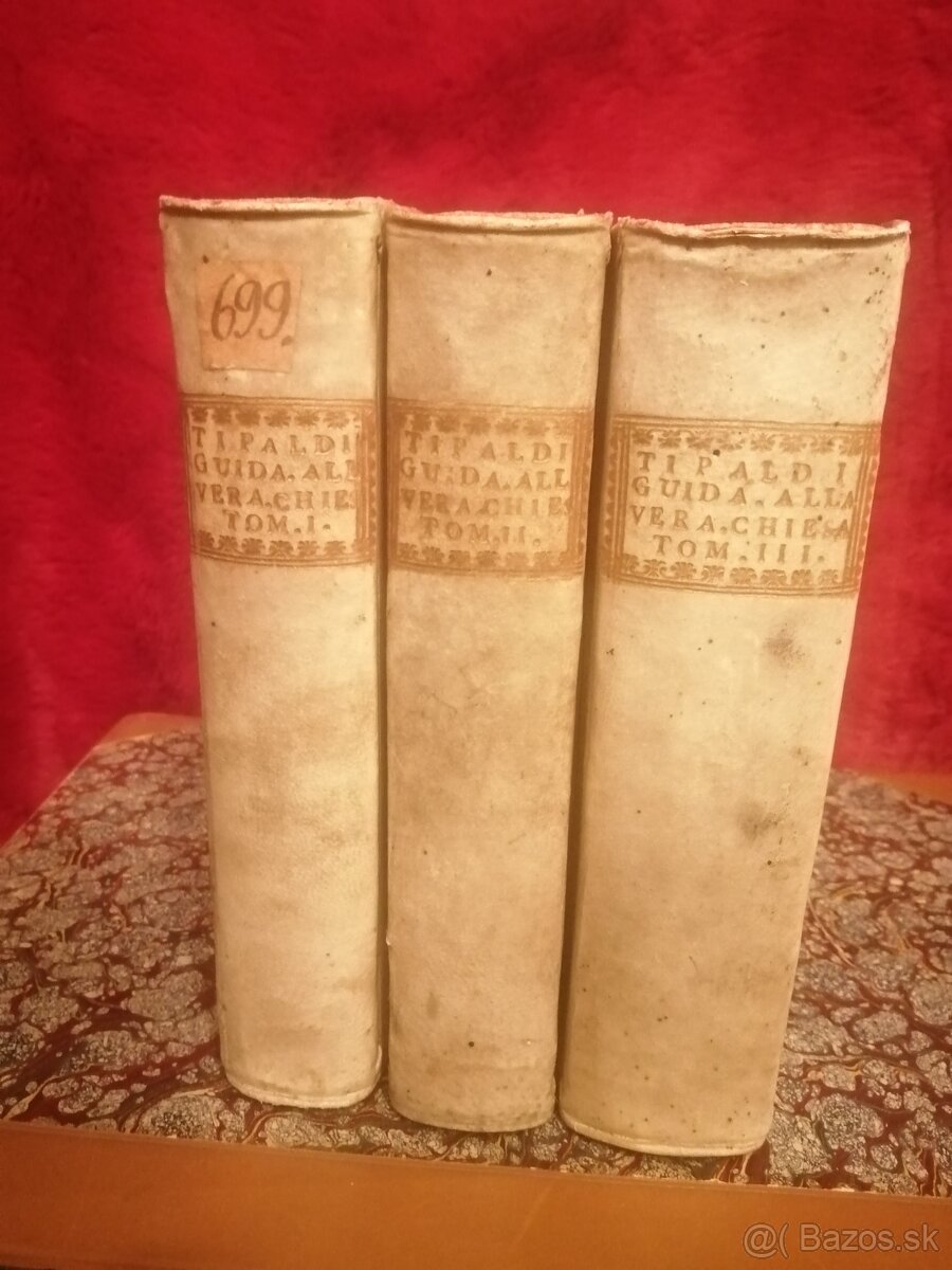 1752-1757 Perfektny stav, komplet. Pergamentovy obal