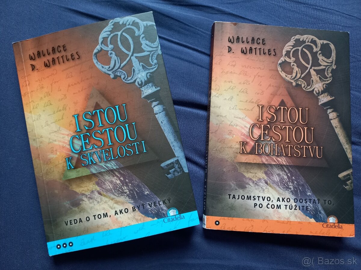 2 knihy Istou cestou Wallace Wattles