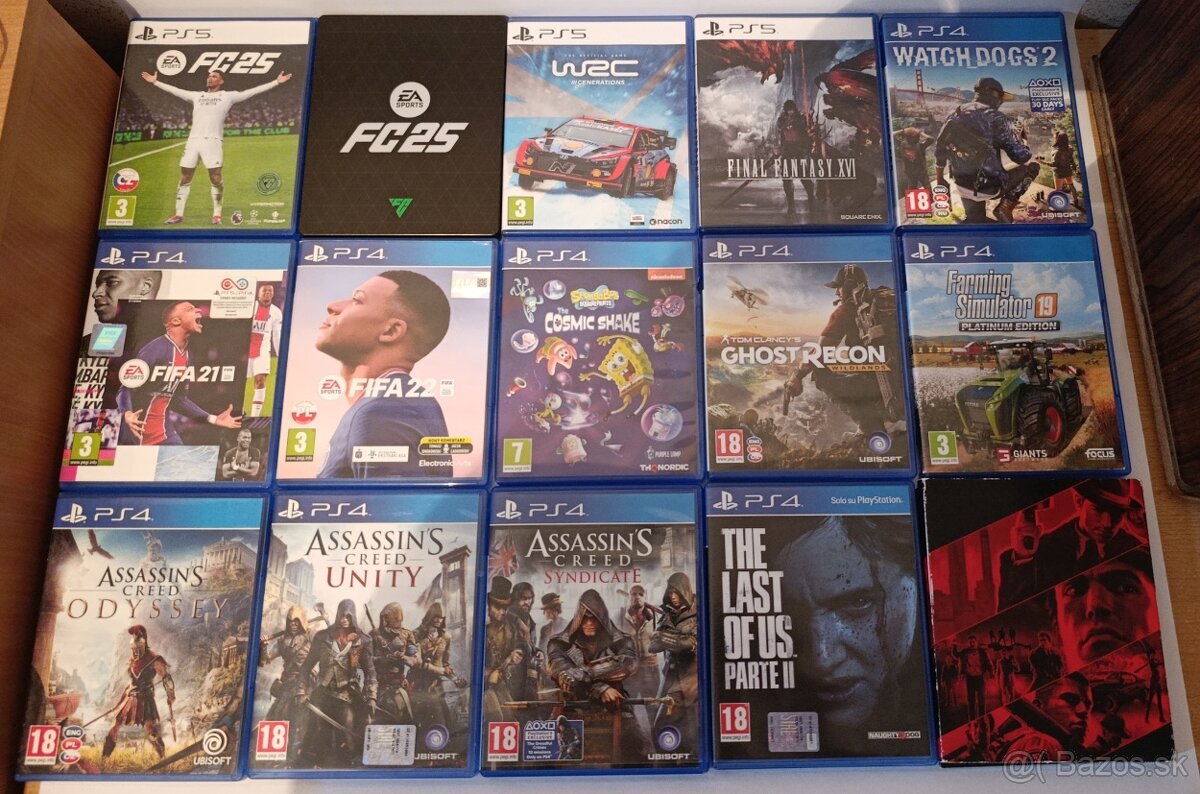 Hry na PS4/PS5.